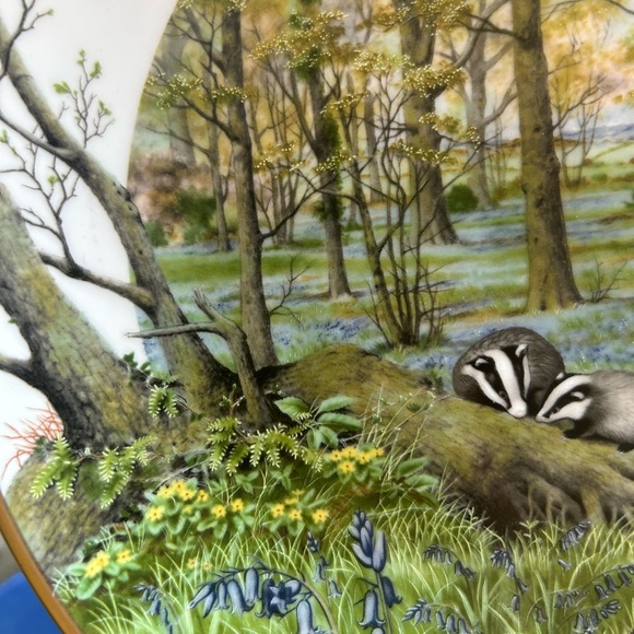 The Woodlands in April" by Peter Banett 1979 Limited Edition collectors plate - Picture 6 of 12